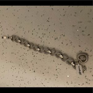 Beautiful Brighton bracelet with detailed heart charm attached. NWT